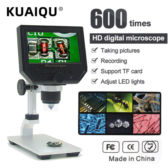 Kính hiển vi kỹ thuật số kuaiqu g600 kính hiển vi hiển thị lcd hd 1-600x 3 - ảnh sản phẩm 1