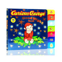 Curious George good night Book hardcover paperboard Book George monkey series childrens behavior habits 3 years old + hardcover picture book