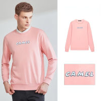 เสื้อสเวตเตอร์สวมหัว Camel เสื้อคอกลมแขนยาวผู้ชาย