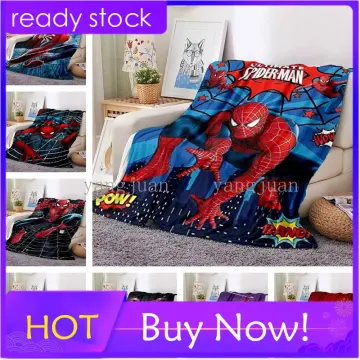 Superhero shop flannel sheets