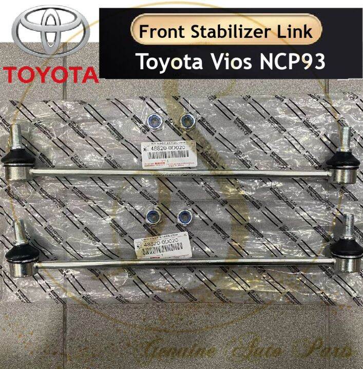 (100 ORIGINAL) TOYOTA VIOS NCP93 STABILIZER LINK ABSORBER LINK FRONT