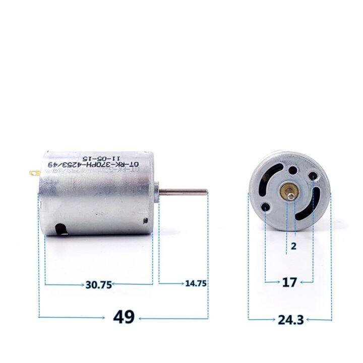 violent-micro-rk-370-4253-motor-dc-6v-7-2v-9v-12v-33600rpm-high-speed-power-large-torque-370-carbon-brush-electric-machinery-electric-motors