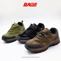 BAOJI รองเท้าเดินป่า outdoor รุ่น BJM607 (สีดำ/กากี/น้ำตาล) ไซส์ 41-45