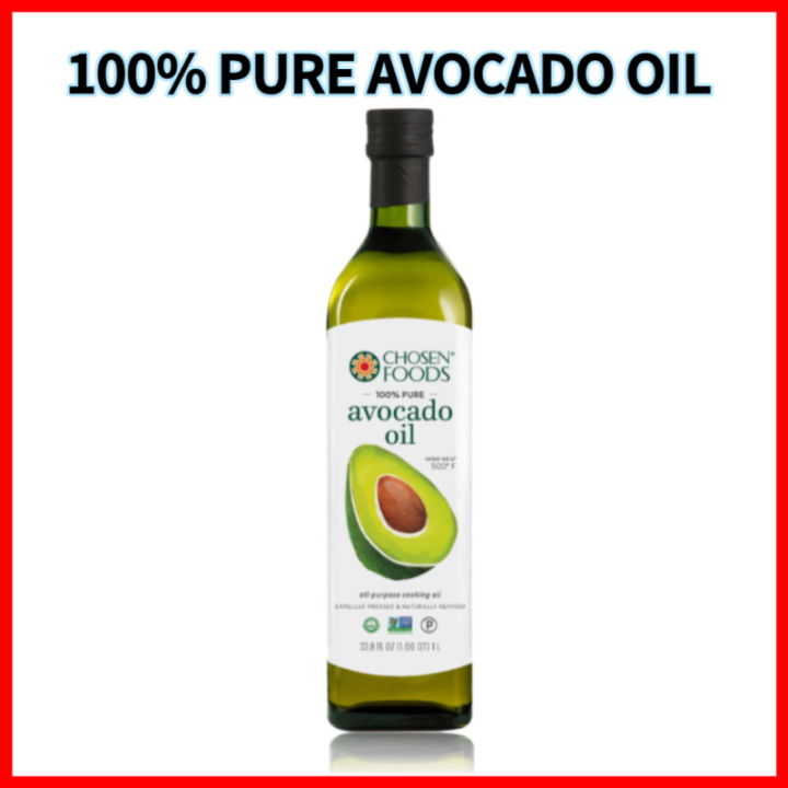 Chosen Foods Avocado Oil 1 Liter CHOSEN FOODS Avocado Oil 1L 100% Pure Cooking Oil Naturally Refined