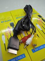 CABLE AV PLAY2สายสัญญาน Play2 to AV สายต่อเครื่องเพลทู กับทีวี อุปกรณ์ต่อเครื่องเพลทูเป็นสายAV ขาวเหลืองแดง ใช่ต่อกับTV สัญญานดี