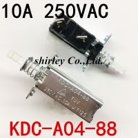 5ชิ้น10a 250V Ac Spst 2พินปุ่มกดสวิทช์ไฟ Kdc-a04-88 100% Kdc-a04ตั้งแต่ตัวล็อค