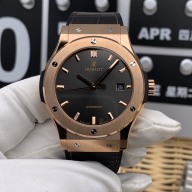 Đồng hồ nam nữ Hubblot bản mặt đen viền vàng máy cơ 100% cao cấp A+ sz 40 thumbnail
