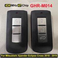 รีโมท GHR-M014แบบมีปุ่มกด2/3 CN011018ของแท้,กุญแจรถอัจฉริยะสำหรับ Mitsubishi Xpander Eclipse 2018-2019 Keyless Entry 434MHz 47 Chip