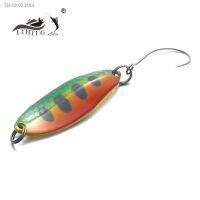 ✗❦▩ Management Trout Lure Small Spoon Bait GAIA 2.1g 30mm Colorful Painting Copper Metal Fishing Lures For Trout Perch Chub