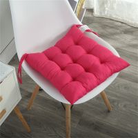 [Dudu home furnishing] นุ่มข้น Pad เก้าอี้เบาะสีทึบผูกเชือกเก้าอี้เบาะห้องรับประทานอาหารห้องครัวสำนักงานเก้าอี้เบาะตกแต่ง