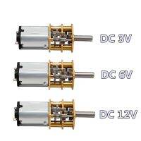 【HOT】 mjrtup DC 3V/6V/12V N20มินิโลหะเกียร์เครื่องยนต์มี Gearwheel DC มอเตอร์15/30/50/60/100/200/300/500/600/1000RPM 3D เครื่องพิมพ์ชิ้นส่วนอะไหล่รถยนต์