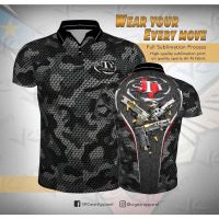 [Nc94dpazwxt SHOP]  (All sizes are in stock)   STI black fully sublimated polo POLO POLO shirt  (You can customize the name and pattern for free)