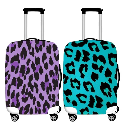 Leopard Grain Travel Suitcase Dust Cover Designer Luggage Protective Cover 19-32 Inch Trolley Case Dust Cover Travel Accessories