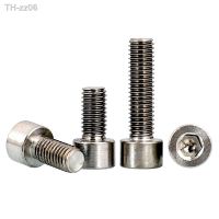 1/2Pcs M1.6 M2 M2.5 M3 M4 M5 M6 M8 M10 M12 TA2 Pure Titanium DIN912 Hexagon Hex Socket Head Cap Allen Bolt Screw Length 3-100mm