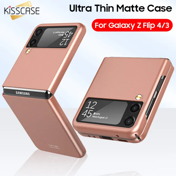 KISSCASE For Samsung Galaxy Z Flip 4 5G Case Ultra Thin Matte Hard PC