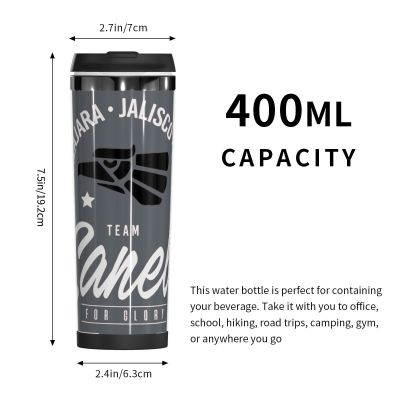 Double Insulated Water Cup Team Canelos Alvarez For Essential Hot Sale R257 Heat Insulation beer mugs Vacuum flask Mug Novelty