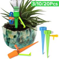 Automatic Irrigation Drippers Self Plant Watering Spike with Slow Release Control Valve Switch Indoor Outdoor Flower Drip Device Watering Systems  Gar