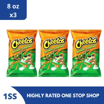 Cheetos Crunchy Cheddar Jalapeno Cheese Snacks, 3.5 oz 