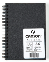 (KTS)สมุดสเก็ตซ์ CANSON ART BOOK ขนาด A6 หนา 110 แกรม บรรจุ50 แผ่น -667206