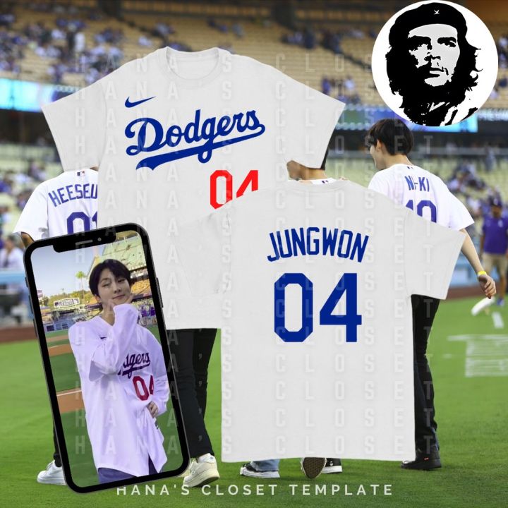 Shop Enhypen Dodgers Jersey Sunghoon online