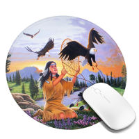 Eagle Indian Round Mouse Pad