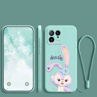 [สายคล้องฟรี] Xiaomi 13 Pro 13 Lite Stellalou เคสซิลิคอนเหลวผิวด้านปลอกสายคล้อง