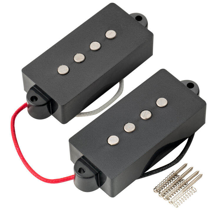 Artec POA4 Alnico 5 Vintage Tone Split 4String Pbass Precision Bass Pickups Set 8.4K