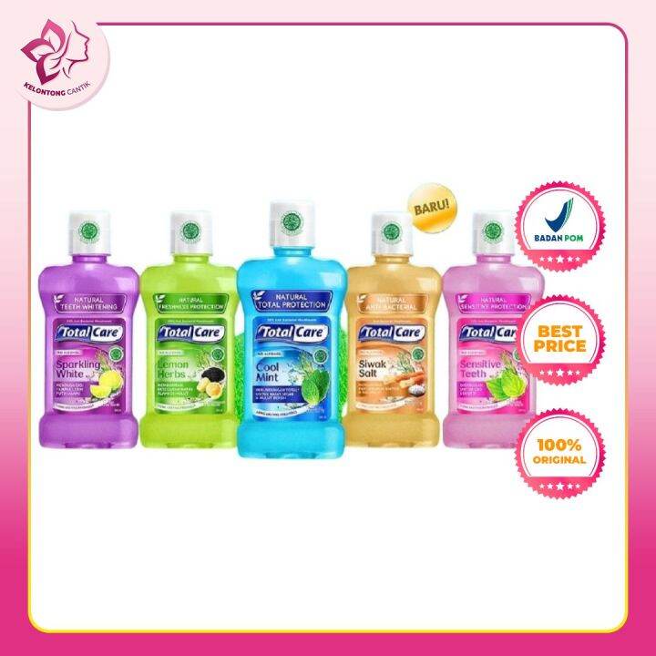 Total Care Mouthwash 250ml Obat Kumur Antiseptik Dingin Segar Halal