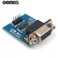 {:“=-】 MAX3232ขั้วต่อ DB9โมดูลตัวแปลง TTL พอร์ตอนุกรม RS232 MAX232 3.3V-5.5V สำหรับ Arduino Raspberry Pi และไมโครคอนโทรลเลอร์