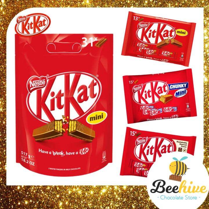 Nestle Kit Kat Mini Assorted [41.5g/124.5g/217g/250g/517g] | Lazada