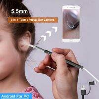 Mini Camera Type C USB C Endoscope Cameras Full HD 6 Led Waterpoof Visual Earpick Cars Inspection For iPhone Android Borescope