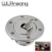 WLR - Aluminum Billet Fuel Cell / Fuel Surge Tank Cap Flush Mount 6 Bolt Mirror Polished Opening ID 35.5Mm