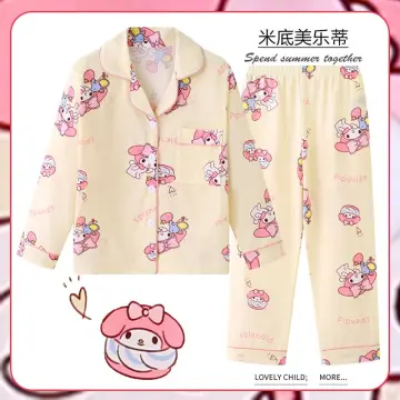 Kuromi Pajamas My Melody Bra Anime Top and Shorts Plush Suits