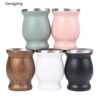 Gongjing Yerba Mate Cup แก้วน้ํา สเตนเลส 304 8 ออนซ์ พร้อม Bombillas l