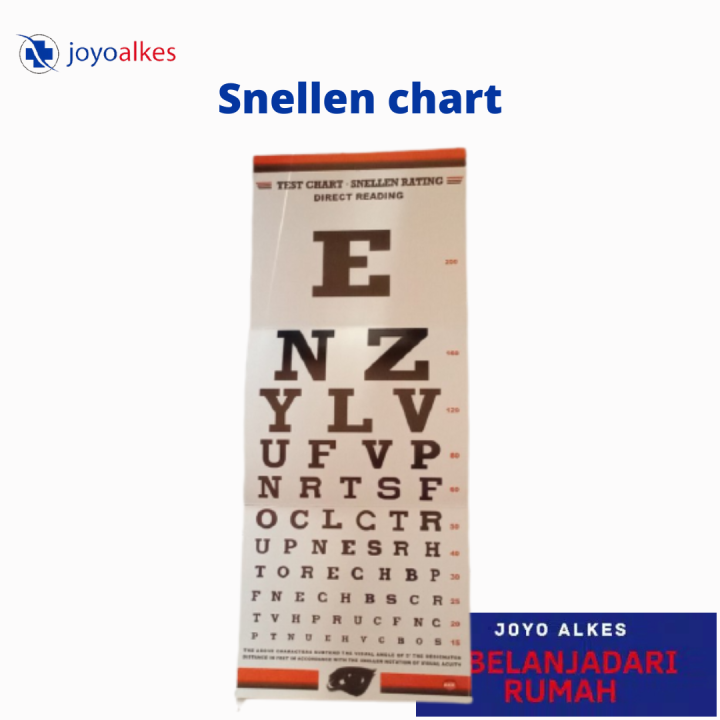 Snellen chart | Lazada Indonesia