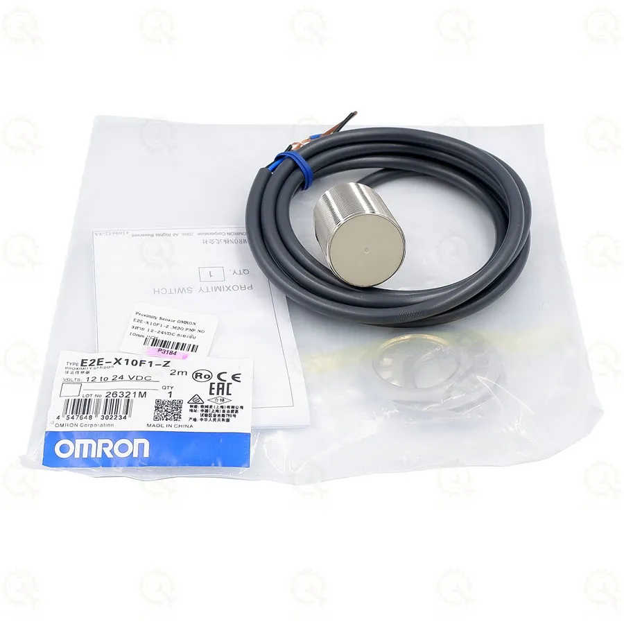 Proximity Sensor OMRON E2E-X10F1-Z ,M30 PNP NO 3สาย 12-24VDC ระยะ