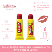 Bill Anh Dưỡng môi Carmex Moisturising Lip Balm Tube For Dry & Chapped