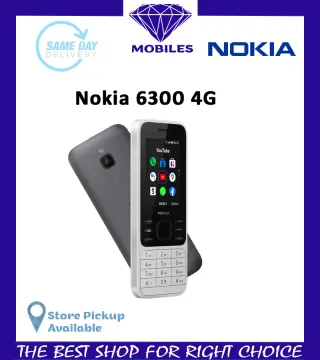Nokia 6300 4G, Unlocked, Dual SIM, WiFi Hotspot, Social Apps, Google  Maps and Assistant