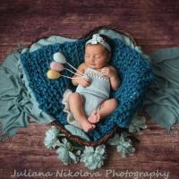 ✻ HelloToU Baby Photography Props Colorful Balloons Knitted Kids Photo Shooting Accessories Infant Backdrop