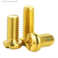 ❀ 10-50pcs DIN7985 M2 M2.5 M3 m4 m5 m6x4/5/6/8/10/12/16/20/25/30 phillips Brass Round Pan head machine screws