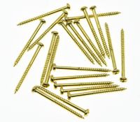 KAISH 20x Bass Pickup Mounting Screws for P Bass JB and P90 Pickups Gold