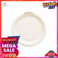 เกรซ ซิมเปิล จานกระดาษมีขอบ รุ่น P013 ขนาด 9 นิ้ว x 50 ใบGracz Simple Plate 9" x 50 pcs