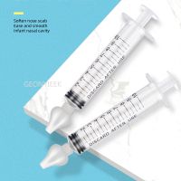 【CW】 2Pcs Needle Tube Nasal Aspirator Baby Cleaner 10ML Rhinitis Washer Aspirador De Plastico