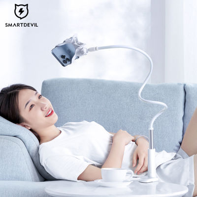 SmartDevil Universal 360คลิปสำหรับตั้งกับเตียงเวลานอน,ขาตั้งบนโต๊ะสำหรับวางโทรศัพท์แขนยาวแขนยืดหดได้