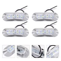 เครื่องหมายไฟ Led ด้านข้างข้างรถบรรทุก10 30V ไฟด้านข้างรถกระบะ4ชิ้น