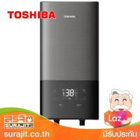 TOSHIBA เครื่องทำน้ำอุ่น 3800W DIGITAL Copper Tank สีเทา รุ่น TWH38EXNTH(T)