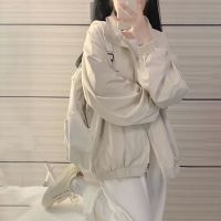 ┅► HOUZHOU Jacket Oversize Y2k Windbreaker Causal Streetwear Jackets Korean Fashion