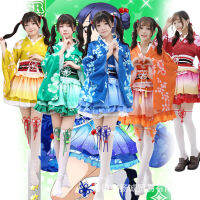 หลากหลายในสต็อก lovelive ยูกาตะกิจกรรม Haiwei Starry Sky การ์ดใหม่เทศกาลฤดูร้อนปลุกชุดกิโมโนสั้นยูกาตะ