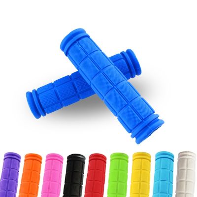 1Pair Handlebar Grips Anti-skid Handle Bar Rubber Covers Fixed MTB Mountain Accessories
