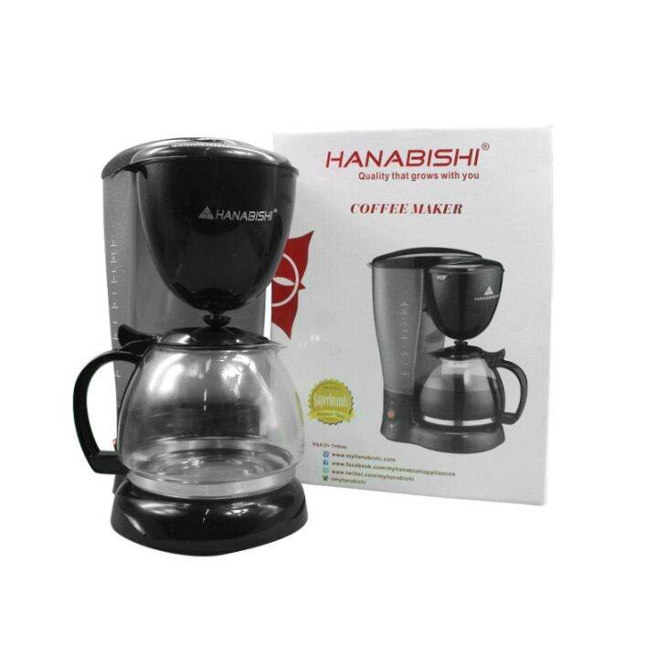 Hanabishi HCM10B Coffee Maker Lazada PH